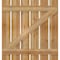 Ekena Millwork Spaced Board-n-Batten Shutters w/Z-Bar, Rough Sawn Western Red Cedar, 34 3/4W x 37H, PR RBS06Z35X037RWR - alternate 5